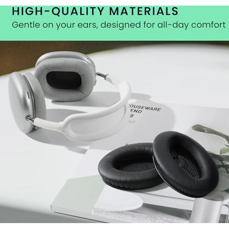 kwmobile Kopfhörer (2x Ohrpolster für Bose Quietcomfort - Kunstleder Ersatz Ohr Polster für Overear Headphones) – Bild 6