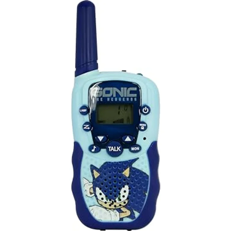 Sonic Walkie Talkie Set für Kinder, mit 300 m Reichweite, Digitalem LCD-Display und VOX-Funktion, inklusive Taschenlampe – Bild 6