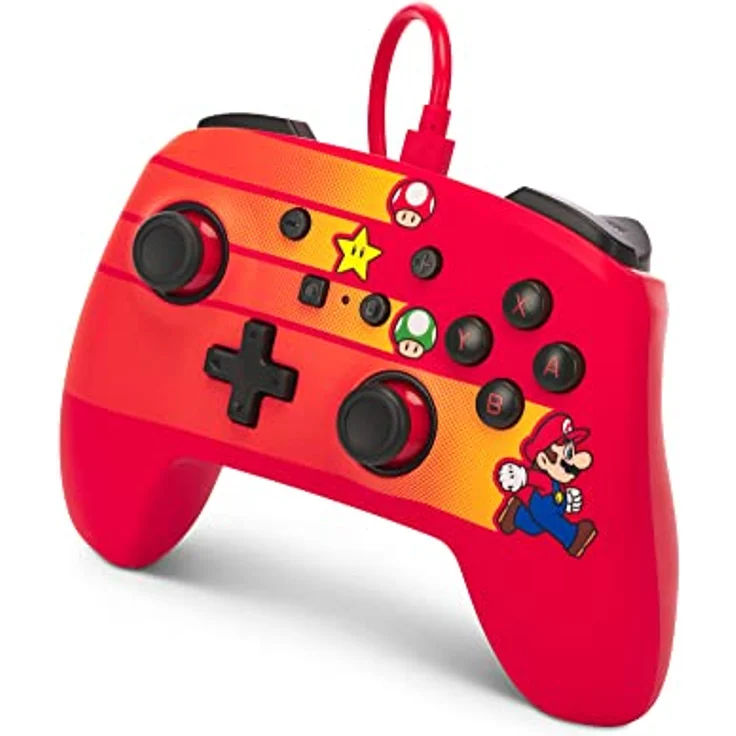 Verbesserter kabelgebundener PowerA-Controller für Nintendo Switch – Speedster Mario – Bild 5