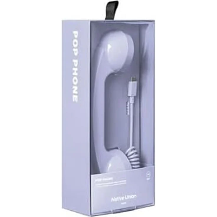Native Union POP Phone Retro Telefonhörer USB-C azurblau – Bild 3