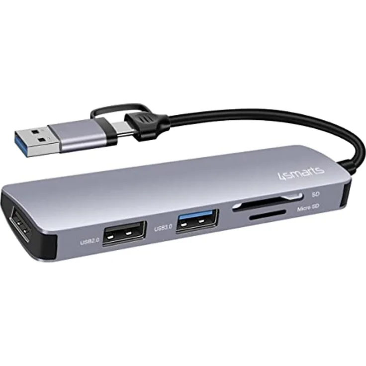 4smarts 5 in1 Mulitport USB Hub 469630