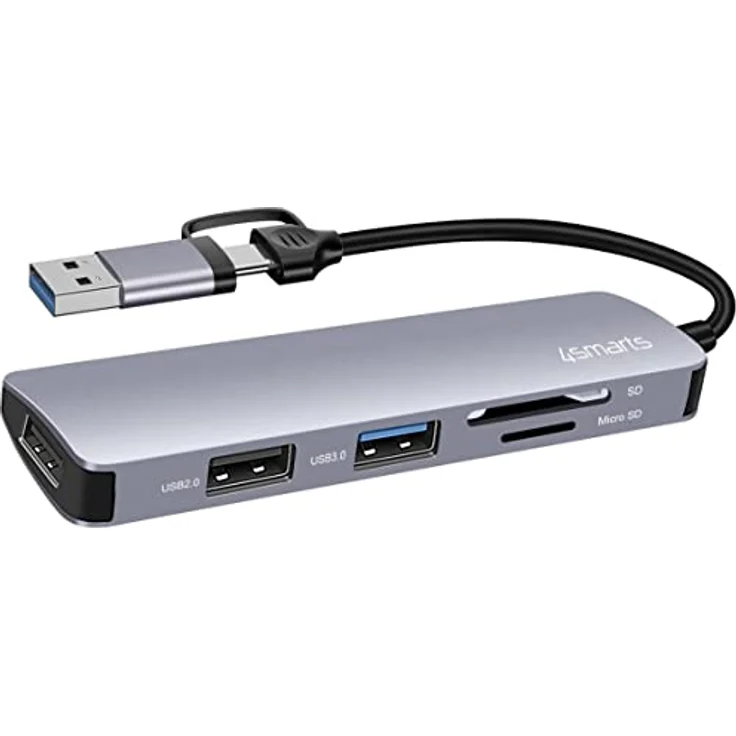 4smarts 5 in1 Mulitport USB Hub 469630 – Bild 1