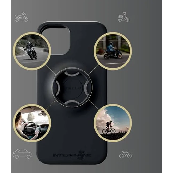 Interphone SMQUIKLOXSAMS23PTE, Flexible Handyhülle für Samsung S23 Plus mit Anti-Shock und antibakterieller Microban-Technologie, rundum Schutz und erhöhte Kanten – Bild 2