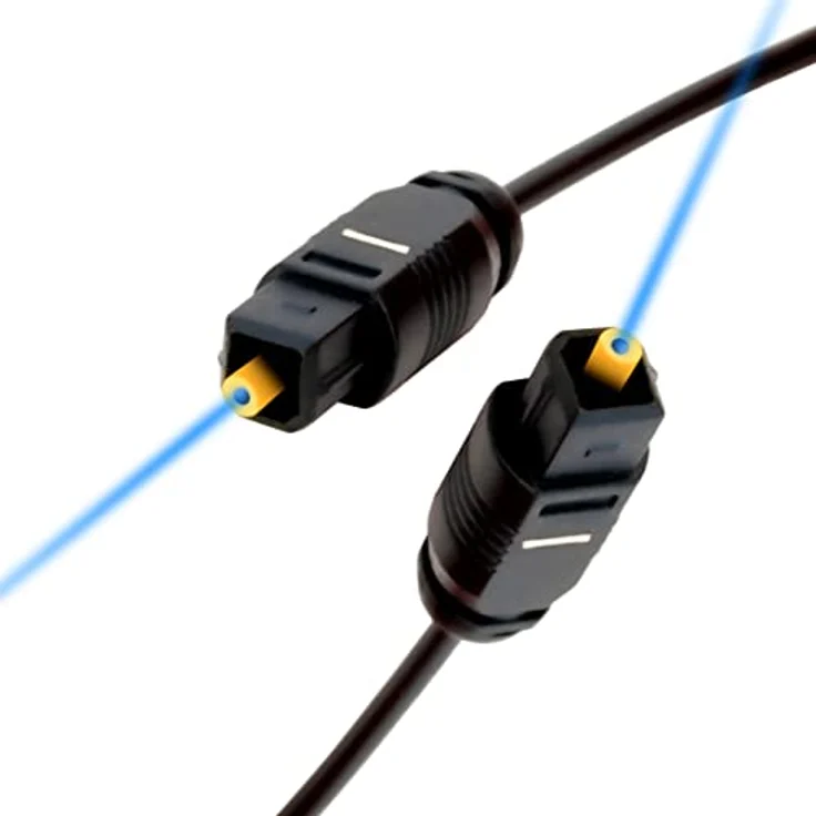 BIGtec 1m Toslink optisches Audio Kabel Lichtwellenleiter LWL 2,2mm – Bild 9