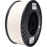eSUN PLA+ Filament, 1,75 mm, 3kg Spule, Maßhaltigkeit +/- 0,03 mm, Weiß, umweltfreundlich und hohe Bedruckbarkeit für FDM 3D Drucker