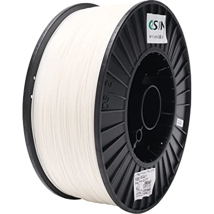 eSUN PLA+ Filament, 1,75 mm, 3kg Spule, Maßhaltigkeit +/- 0,03 mm, Weiß, umweltfreundlich und hohe Bedruckbarkeit für FDM 3D Drucker – Bild 1