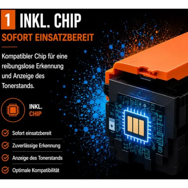 Bubprint 4 Toner kompatibel mit HP 117A, Set in Schwarz, Cyan, Magenta und Gelb - je 1.000 Seiten Schwarz und 700 Seiten pro Farbe – Bild 2