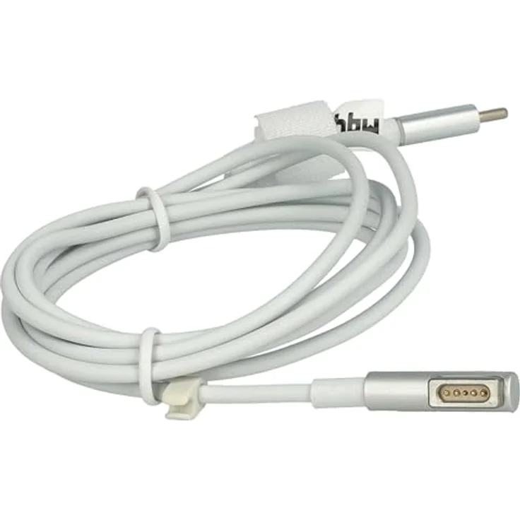 vhbw Adapterkabel USB Typ C auf MagSafe 1, 170 cm, 65 W, weiß, mit LED-Anzeige und magnetic connector für Apple MacBook 13" (Mitte 2010) und (Ende 2009) – Bild 4