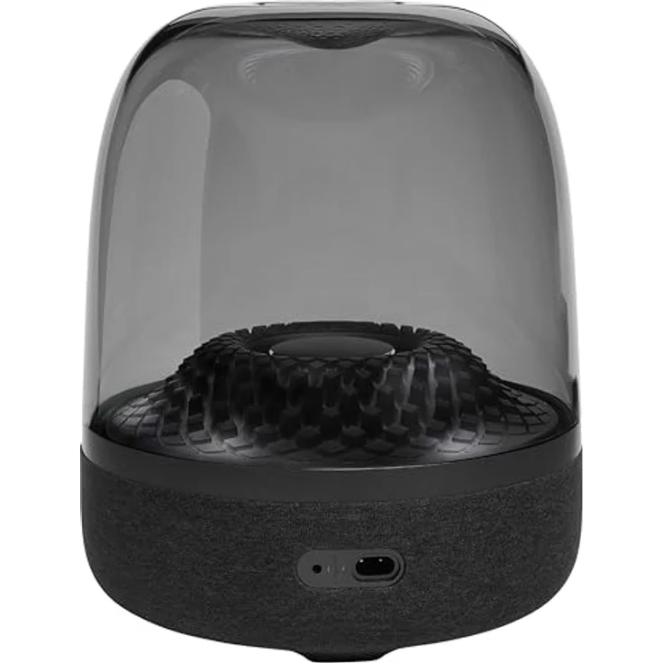 Harman Kardon Aura Bluetooth Box in Schwarz – Tragbarer Bluetooth Lautsprecher mit 360-Grad-Klang – Bild 4