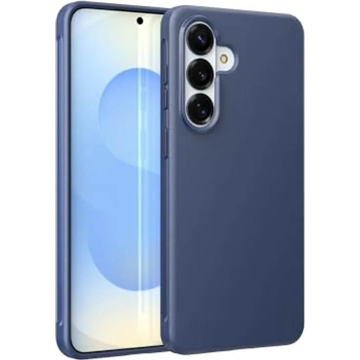 Belkin SheerForce Protect Samsung Galaxy S26+ Hülle, 4 m Aufprallschutz nach Militärstandard, Doppellagig, Qi2-zertifiziert – Blau