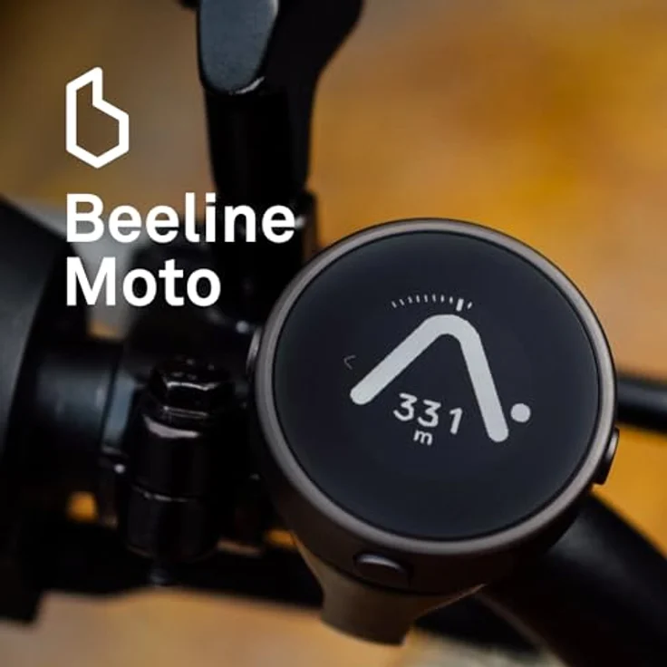 Beeline Moto GPS, Wetterfestes Motorrad Navigation Gerät in Silber, 30h Akkulaufzeit, Handschuhgeeignet – Bild 2