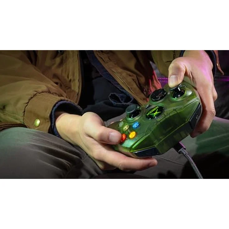Hyperkin DuchesS Wired Controller, Offiziell lizenzierte Xbox Controller S-Replik für PC, Grün, mit Hall-Effekt-Sticks und Share-Button – Bild 8