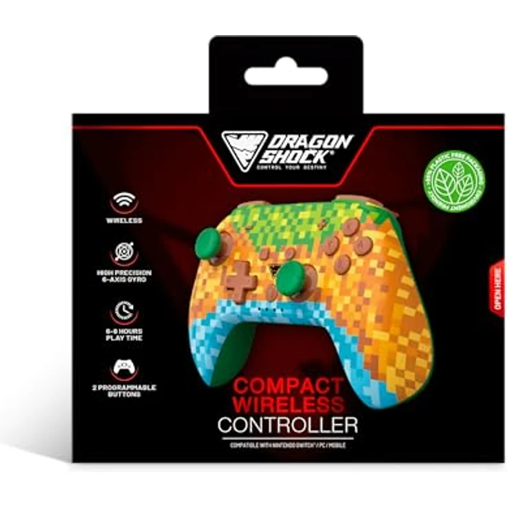 DRAGON SHOCK PopTop Wireless Controller Cubes, Bluetooth Gamepad für Nintendo Switch mit Turbo-Funktion und Vibrationsanpassung – Bild 8