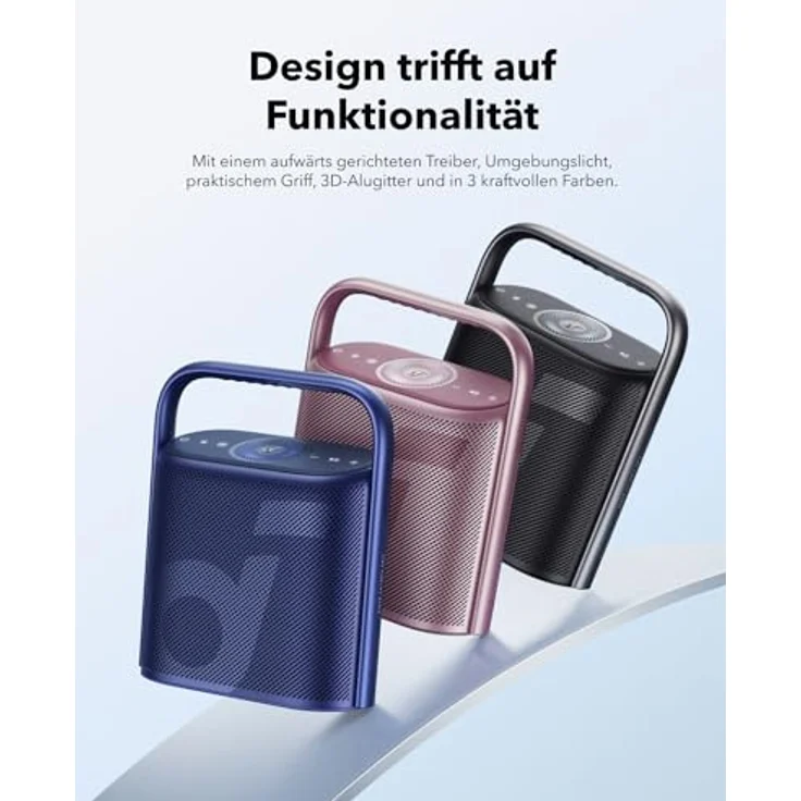 soundcore Motion X500 Tragbarer Bluetooth Lautsprecher, Kabelloser Lautsprecher Immersivem Spatial Audio, 3× Detailreicher, Kabelloses Hi-Res, 3 Treiber, Aufwärtsgerichteter Treiber harmonischem Licht – Bild 5