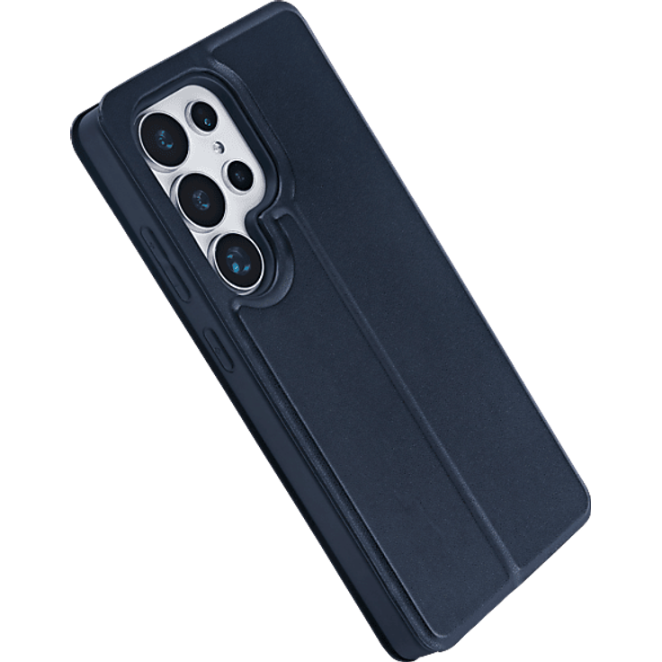 ISY ISC-3152 Bookcover für Samsung Galaxy S25 Ultra, Blau, 2-in-1 Wallet-Funktion