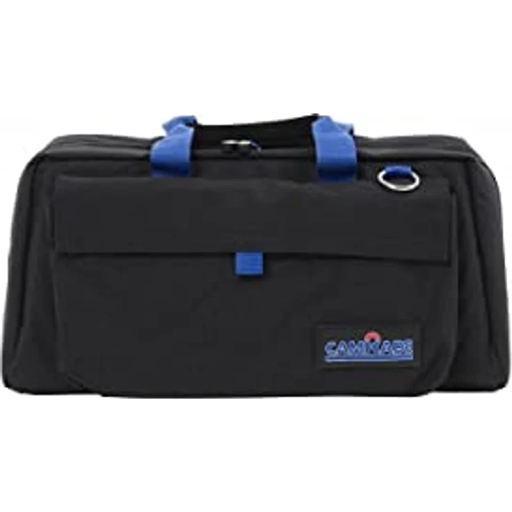 CamRade transPorter Large, Kamera Schultertasche für Videokameras bis 52 cm, wasserabweisend, Schwarz Blau – Bild 4