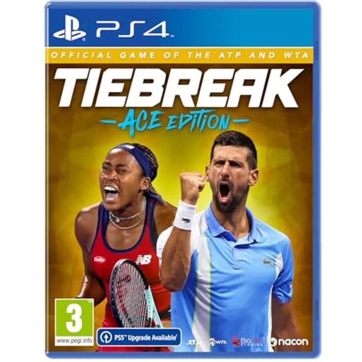 NACON Tiebreak: offizielles Spiel der ATP und WTA - ACE Edition (PS4) - Über 120 Top-Sportler, 90 Turniere, ATP-Karriere von Novak Djokovic – Bild 1