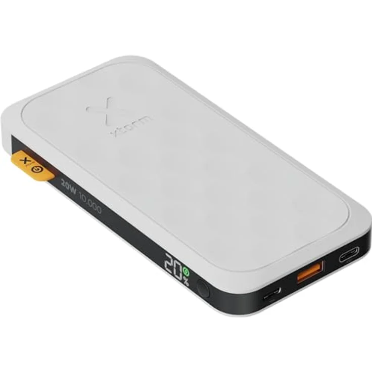 Xtorm Fuel Series 5 20W Powerbank, 10.000mAh, 2 x USB-C / 1 x USB-A, Flugzeugfest, Geeignet für Samsung und iPhone, Dusk White – Bild 5