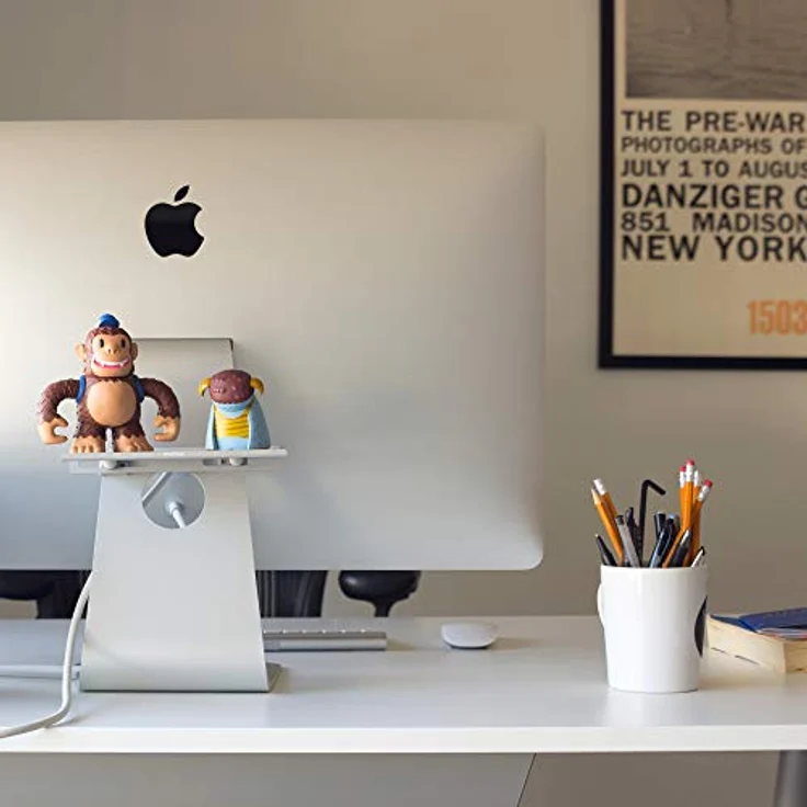 Twelve South BackPack für iMac und Apple Bildschirme , versteckter Aufbewahrungsort für Festplatten und Zubehör (Silber) – Bild 6
