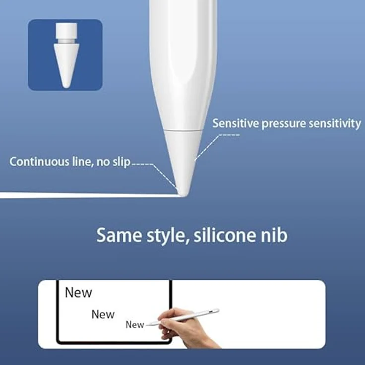 INF Universal Stylus Stift für iPad mit 4 Spitzen, Touchpen mit automatischem Standby und magnetischer Absorption – Bild 4