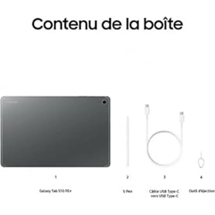 Samsung Galaxy Tab S10 FE+ 128GB Wi-Fi, Gray Tablet mit 13,1 Zoll Display und S Pen – Bild 6