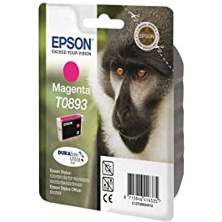 Epson T0892 Affe, wisch- und wasserfeste Tinte (Singlepack) cyan – Bild 2