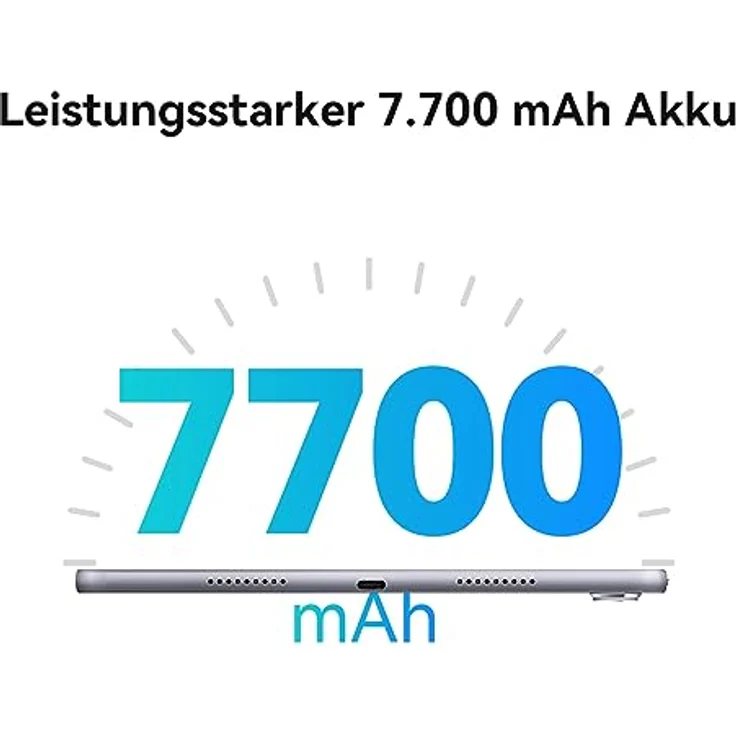 HUAWEI MatePad 11,5 Zoll (2023) Tablet, 2K FullView Display, inklusive Hülle mit Tastatur, WiFi 6, 8GB+128GB, 7700 mAh Akku, 6,85 mm dünnes Unibody-Metallgehäuse, Deutsche Version, grau – Bild 5