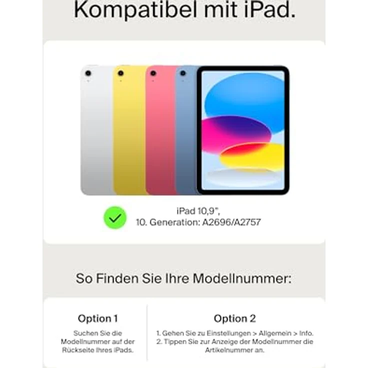 Belkin Pro Tastatur mit Hülle für iPad 10 Generation 10,9 Zoll, mit magnetischem Ständer, Multi-Gesture-Steuerung, Befestigung des Apple Pencil, QWERTZ, Multimedia-Tasten, Hinterleuchtete Bluetooth-Tastatur, Auto-Wake-Funktion – Bild 2