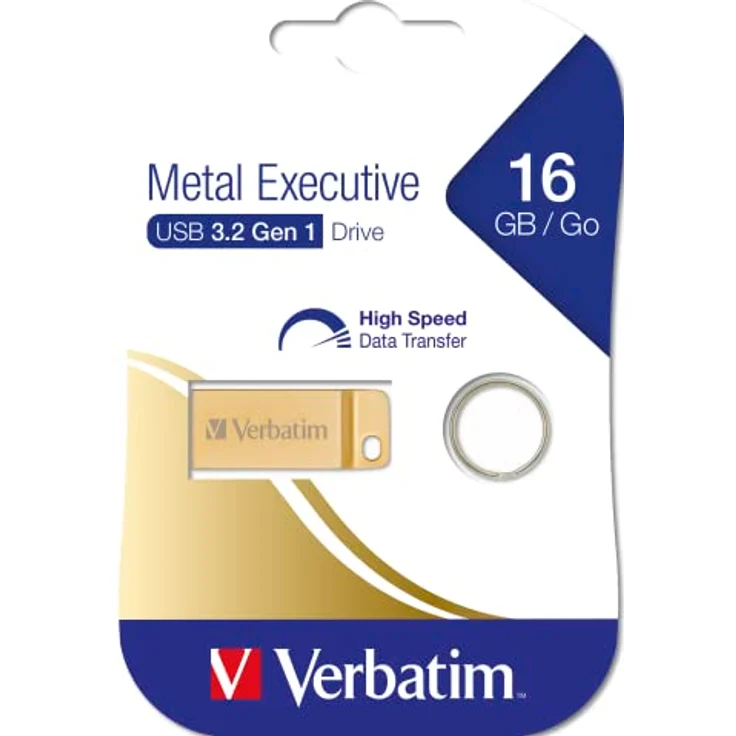 Verbatim Metal Executive USB 3.0-Stick 16 GB, USB-Stick - Wasser- und staubdicht - bis zu 80 MB-s Lesen - bis zu 25 MB-s Schreiben - Gold – Bild 6