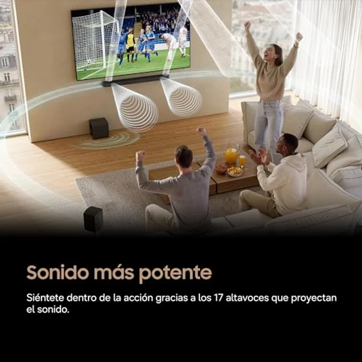 Samsung HW-Q930H/XC, 9.1.4 Kanäle Soundbar mit 580 W Leistung, kabelloser Subwoofer 200 W, Schwarz, Titan Black – Bild 3