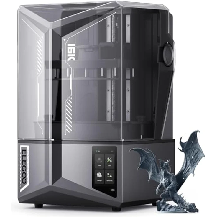 Elegoo Printer 3D Saturn 4 Ultra 16K, 3D Drucker mit hochauflösendem 16K Druck und schneller Druckgeschwindigkeit – Bild 1