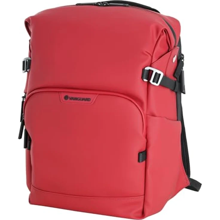 Vanguard VEO LITE B20L RD, Kamerarucksack rot, 20 Liter mit wetterfestem Material und Platz für Vollformat-Kamera und 3 Objektive – Bild 1