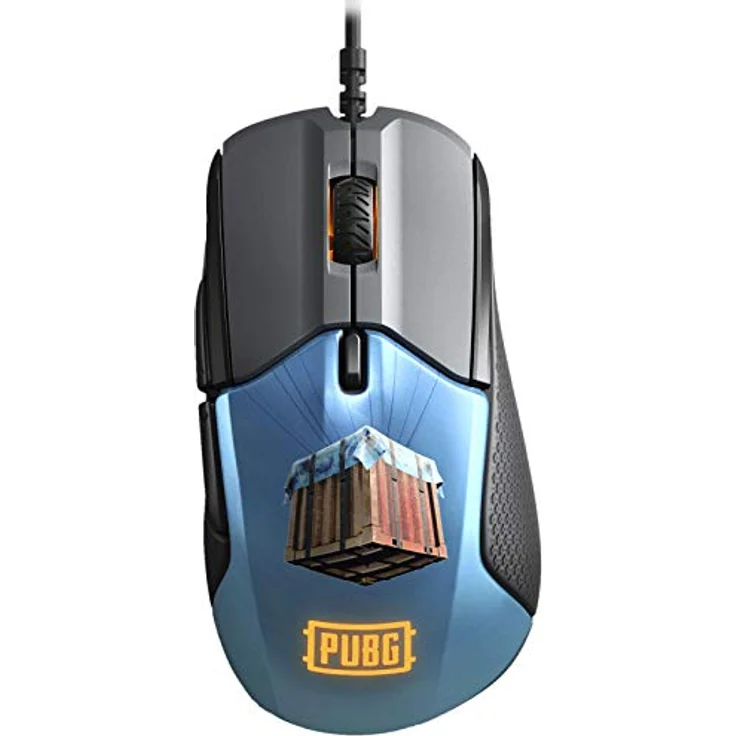 SteelSeries Rival 310 - optische Gaming-Maus - RGB-Beleuchtung - 6 Tasten - seitliche Gummigriffe - integrierter Speicher - PUBG – Bild 2