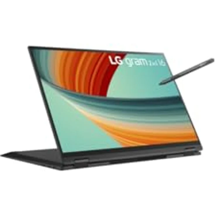 LG Gram 16 16T90R-G.AP78G, 16" QHD Touch Display, Intel Core i7, 1TB SSD, Windows 11 Pro - silber – Bild 4