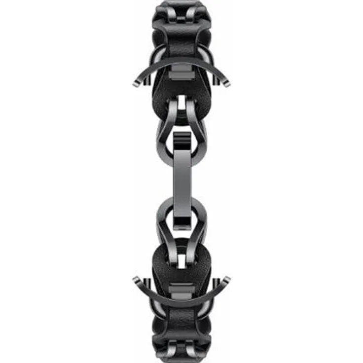 Xiaomi Smart Band 8 (Leder, Metall), Uhrenarmband, Schwarz