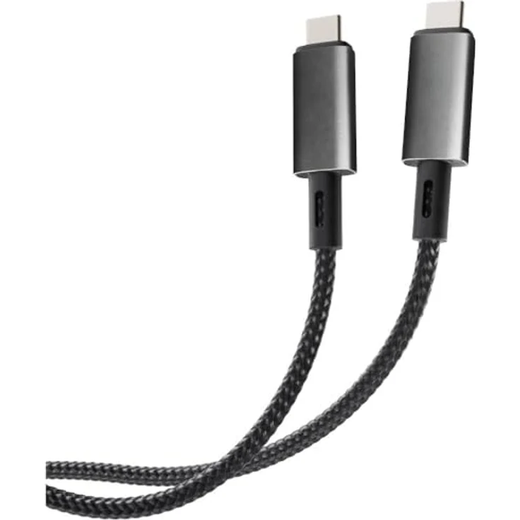 Vivanco USB-C® Kabel USB 3.2 Gen2 Schwarz mit 10 Gbit/s Datentransfer und 100W Ladeleistung – Bild 1