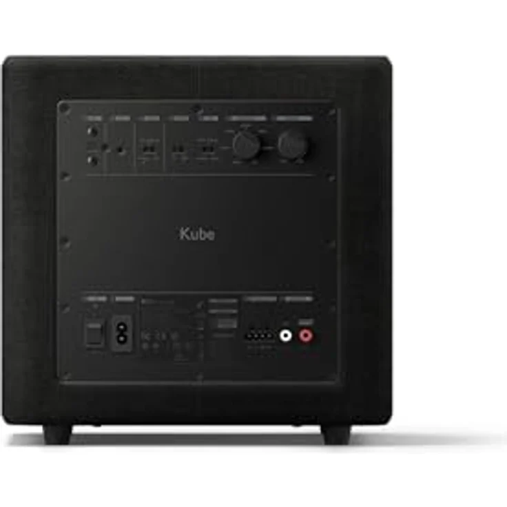 KEF Kube 8 MIE Subwoofer, Schwarz | 300 W RMS-Verstärker Klasse D | 20-cm-Basstreiber | iBX Intelligent Bass Extension | Musik | Heimkino | Gaming – Bild 4