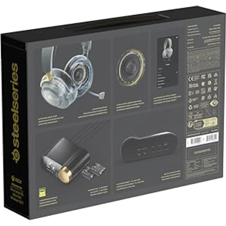SteelSeries Arctis Nova Elite, Kabelloses Gaming Headset mit 96-kHz/24-Bit-Sound, Active Noise Cancelling, Weiss – Bild 18