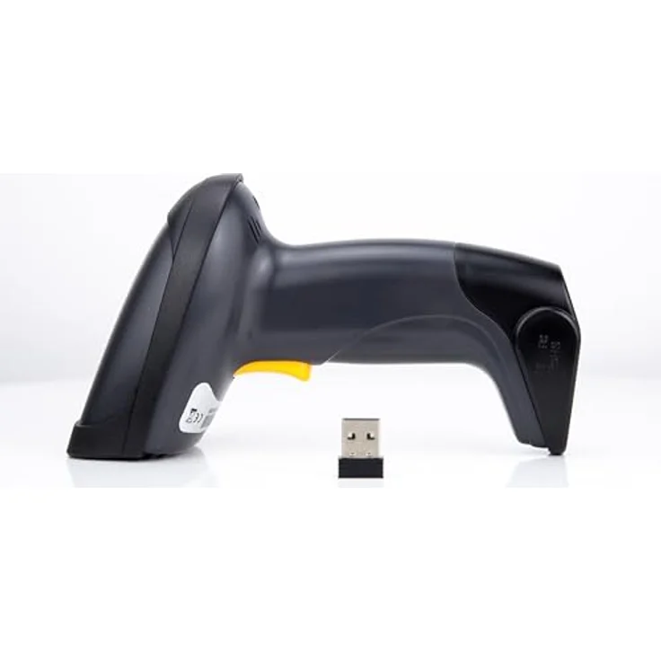 equip Barcode Handscanner Laser Wireless USB, Barcode-Scanner, Schwarz – Bild 4