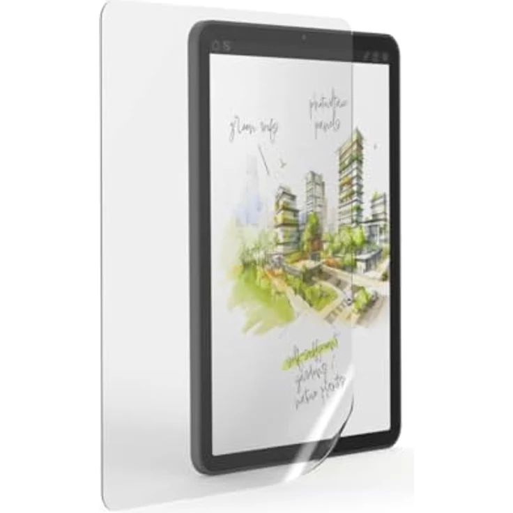 Hama Displayschutz Feels Like Paper für Apple iPad Pro 11" (2025/2024), unzerbrechliche Folie mit papierähnlichem Schreibgefühl, inkl. Mikrofasertuch – Bild 3