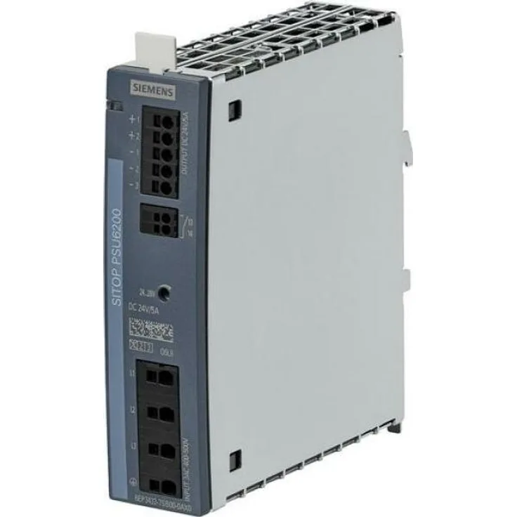 Siemens SITOP PSU6200 24V/5A, geregelte Stromversorgung mit 120 W Leistung, IP20 Schutzart