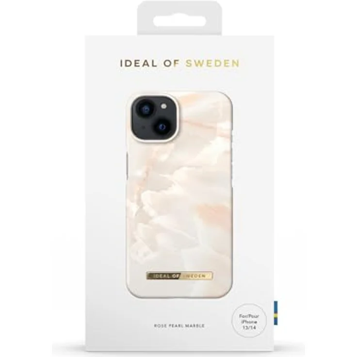 iDeal Of Sweden iPhone 14 Fashion Case Rose Pearl Marble – Bild 3