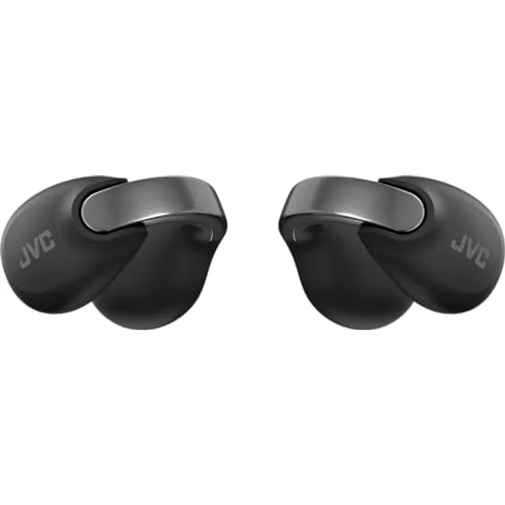 JVC NEARPHONES HA-NP1T-B True Wireless Ohrhörer im Schmuckdesign, Bequeme Passform, Schnellladefunktion, Multipoint-Verbindung, Bluetooth 5.3, 24 Std. Akkulaufzeit - Tiefschwarz – Bild 2