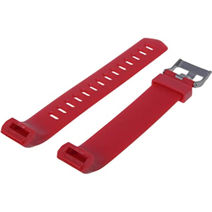 WE-HYTRE ID115 Plus Silikon Uhrenarmband, hypoallergen, schweißfest, Einheitsgröße, schwarz – Bild 4
