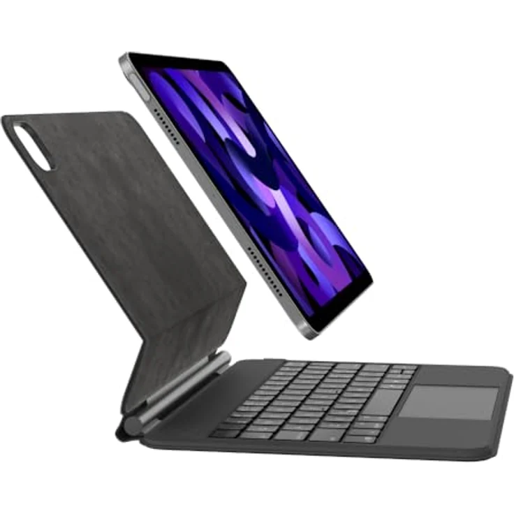 Belkin Pro Case für iPad Pro 11 M4, integrierte hintergrundbeleuchtete Tastatur mit magnetischem Standfuß, Schwarz – Bild 2