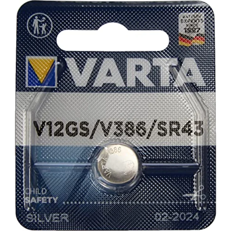 Varta Hörgeräte-Batterie V 12 GS-386 (1er Pack) – Bild 2