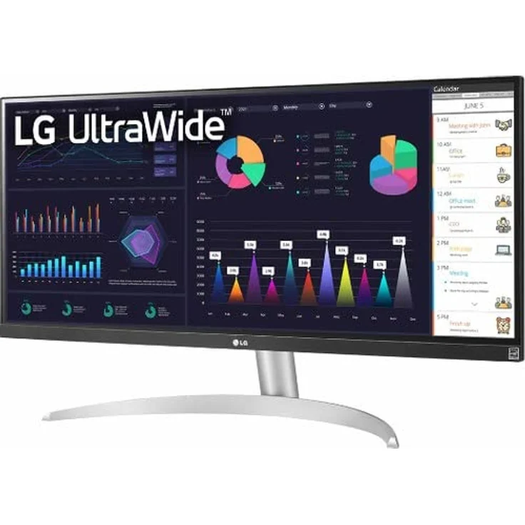 LG UltraWide Monitor 29WQ600-W 29" IPS FHD 2560x1080 21:9 5ms 250cd/m² 100Hz White – Bild 4