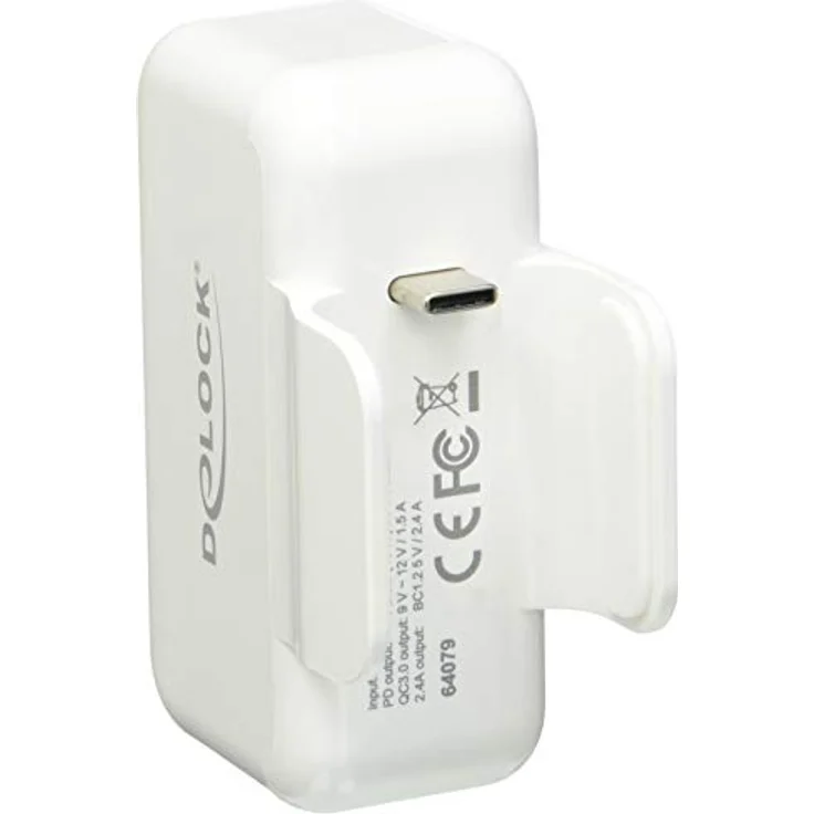 DeLOCK Adapter für Apple Netzteil, PD und QC 3.0, 108 g – Bild 2
