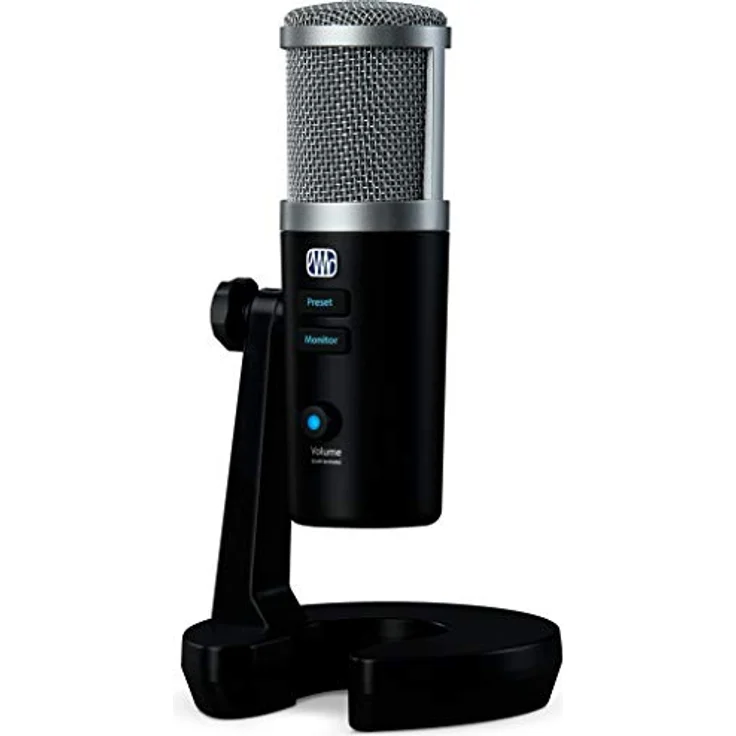 PreSonus Revelator, USB-Kondensatormikrofon mit Softwarepaket für Podcasting, Aufnahme, Streaming, mit integrierten Spracheffekte und Loopback-Mixer für gaming und Interviews über Skype, Zoom, Discord – Bild 2