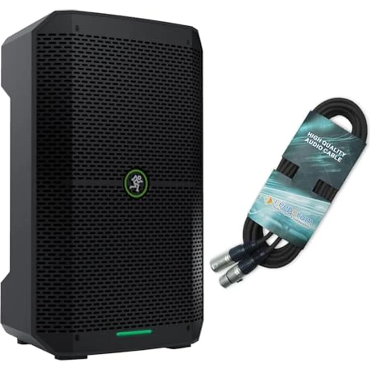 Mackie Thump GO, Akkubetriebener PA-Lautsprecher mit 8 Zoll Woofer, Bluetooth-Streaming und keepdrum XLR-Kabel – Bild 1